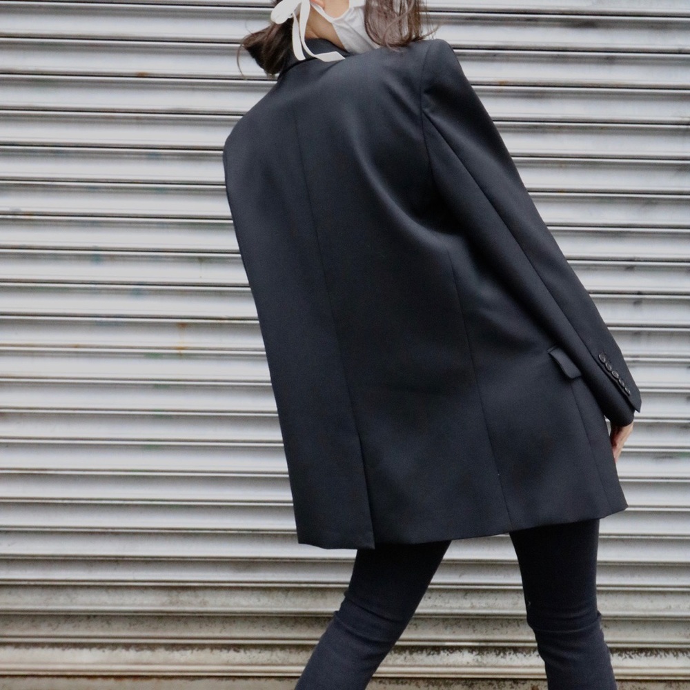 Black Nili Lotan suit blazer